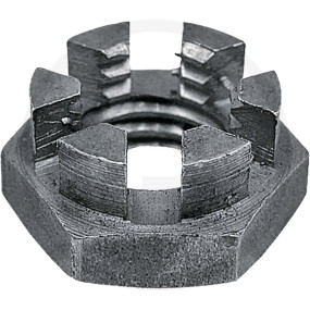 Kronenmutter,Din937,M8X1,25,Sw13,H8,Ve1 Granit 485937 M08